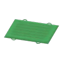 green exercise mat