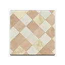 brown argyle-tile flooring