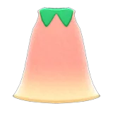 peach dress
