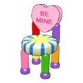 Be Mine Heart Chair