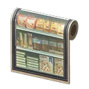 frozen-foods freezer wall