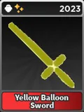 Yellow Balloon Sword
