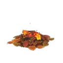 leaf campfire