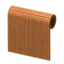perforated-board wall