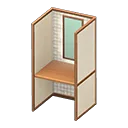 powder-room booth
