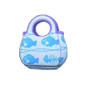 fish-print eco bag