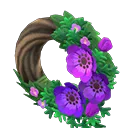 chic windflower wreath