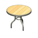 metal-and-wood table