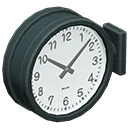 double-sided wall clock