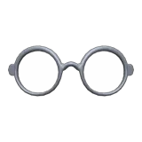 rimmed glasses