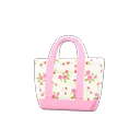 tiny-flower-print tote bag