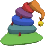 Rainbow Accordion Hat