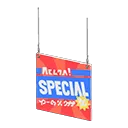 hanging sign