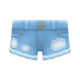 worn-out cutoffs