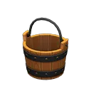 wooden bucket