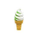 matcha-vanilla soft serve