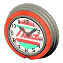 diner neon clock