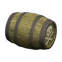 sideways pirate barrel