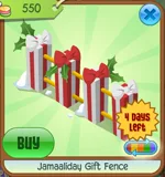 Jamaaliday Gift Fence & Gate