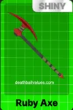 Shiny Ruby Axe