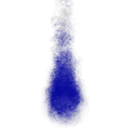 Dark blue flame