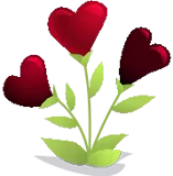 Lovely Heart Flowers
