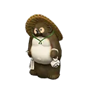 raccoon figurine