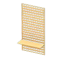 medium wooden partition