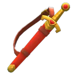 sword in scabbard