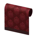 red art-deco wall