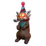 Red Panda Party Pet