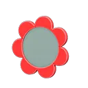 flower tabletop mirror