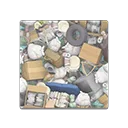 garbage-heap flooring