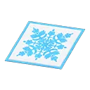 blue Hawaiian quilt rug