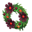 chic cosmos wreath