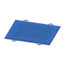 blue exercise mat