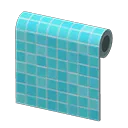 aqua tile wall