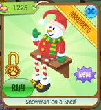 Snowman on a Shelf