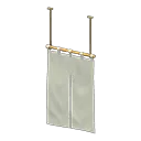 vertical split curtains