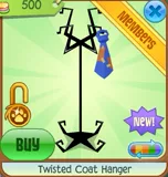 Twisted Coat Hanger
