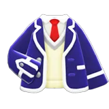 school uniform with necktie