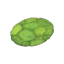 round glowing-moss rug