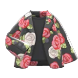 rose-print jacket