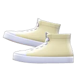 rubber-toe high tops