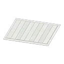 white wooden-deck rug