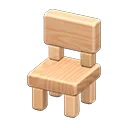 wooden-block chair
