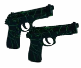 Dual Berretas Neon Web