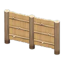 bamboo-slats fence