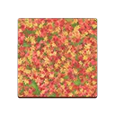 colored-leaves flooring