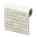 white-brick wall